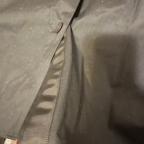 J+ Uniqlo tuxedo shirt dress, black, size L - Picture 4 of 8